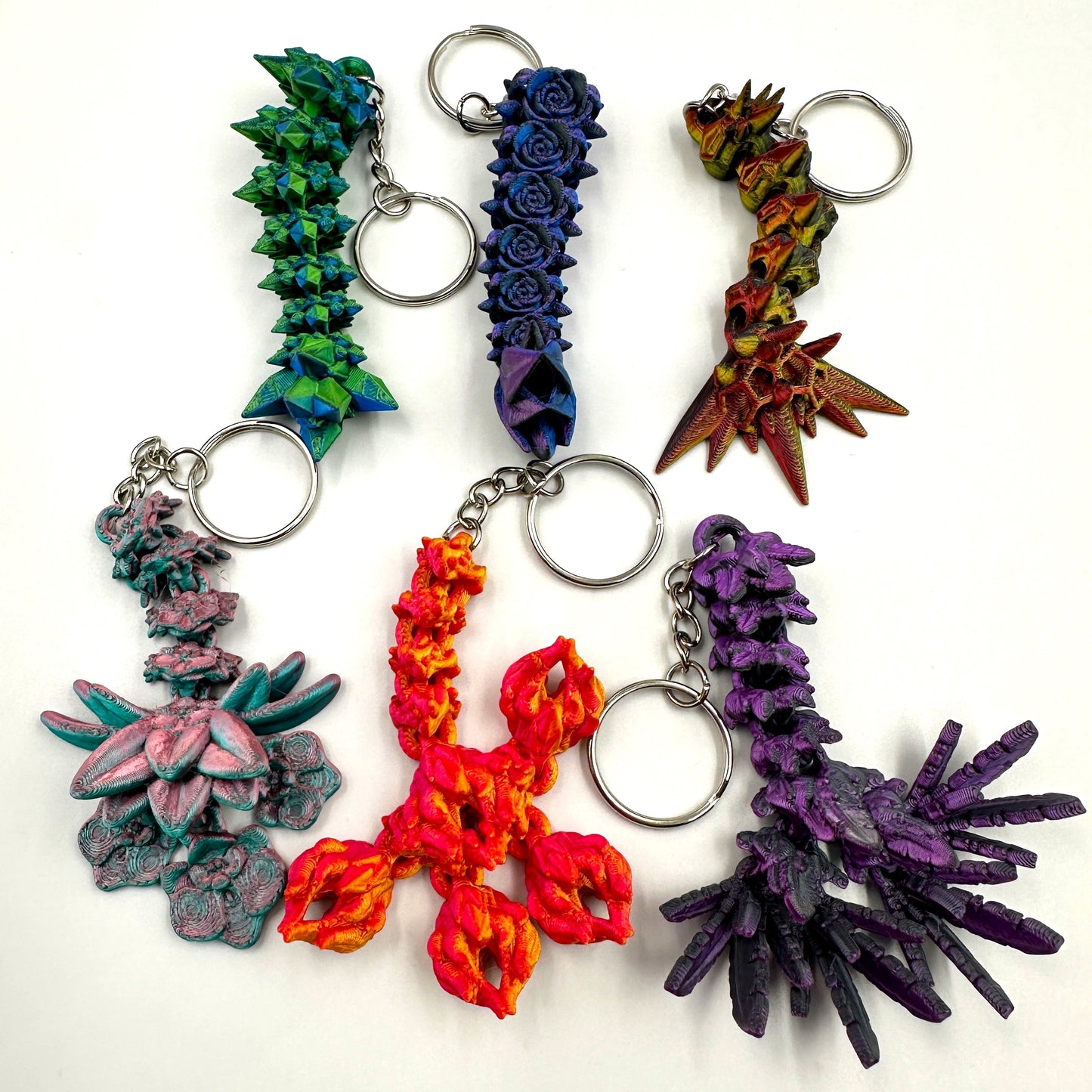 Dragon Tail Keychains